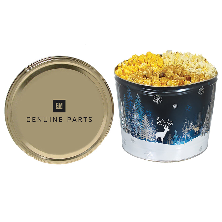 3-Way Popcorn Sampler Designer Tins and Pails